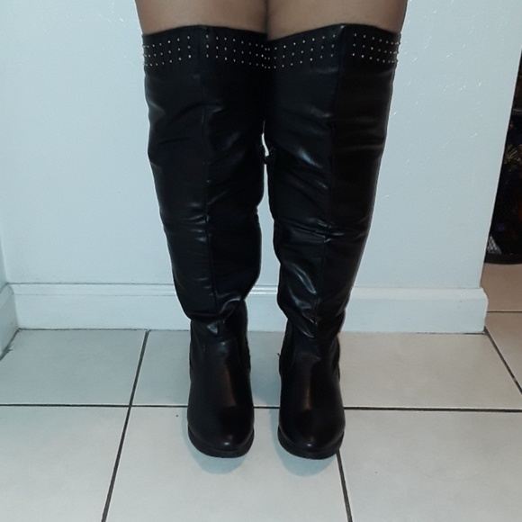 torrid black over the knee boots